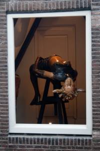 Musée du Sexe, à Amsterdam - Femme à la fenêtre