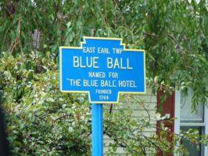 ville de Blue Ball, en Pennsylvanie