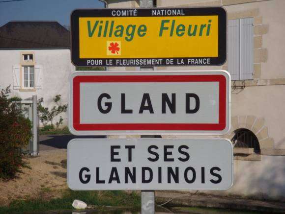 villes aux noms érotiques : Gland
