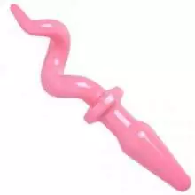 Le plug anal queue en tire-bouchon - Pig tail Butt Plug Le plug anal queue en tire-bouchon - Pig tail Butt Plug