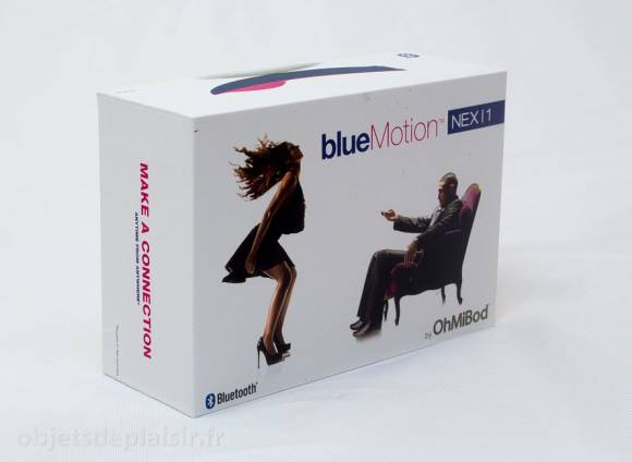 L'emballage du OhMiBod BlueMotion