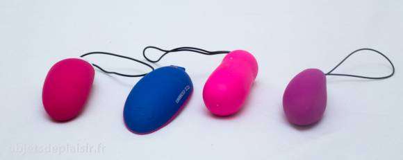 le Smart Mini Vibe de Magic Motion, le OhMiBod blueMotion, le Cry Baby 2 de Love to Love et le Lelo Lyla 2