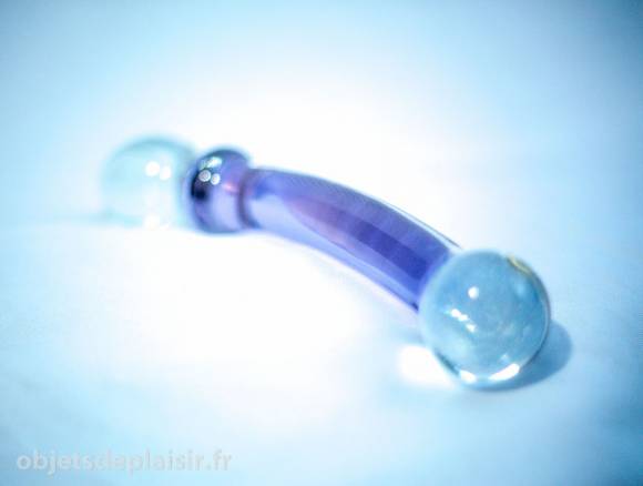 Le sextoy en verre Purple Lover