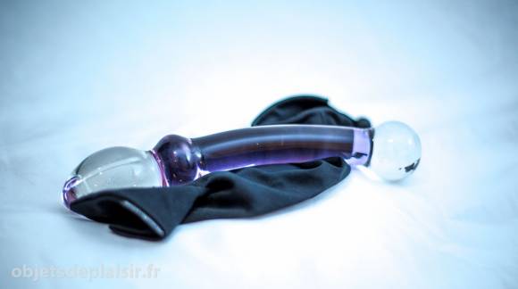 Gode en verre Purple Lover de Glassvibrations