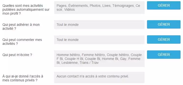 Wyylde - Options de filtrage Wyylde - Options de filtrage