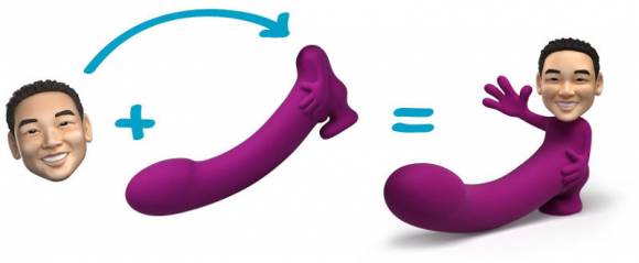 Wobbling Willy : un gode à visage sur mesure