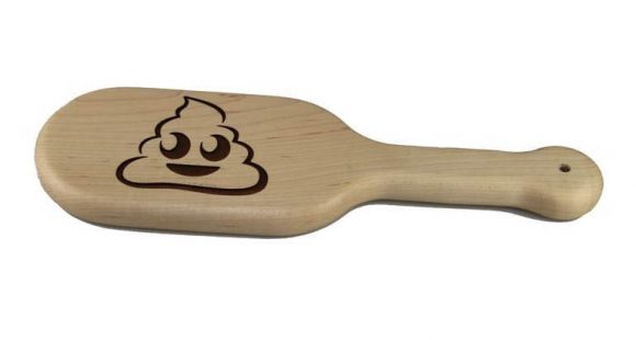 paddle smiley caca : pour des fessées prout-prout