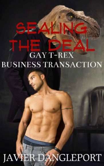 Gay T-Rex business transaction, un livre érotique avec des dinosaures