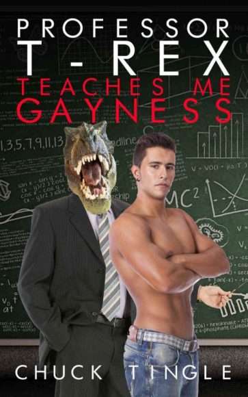 Livre érotique avec des dinosaures - Professor T-Rex teaches me gayness