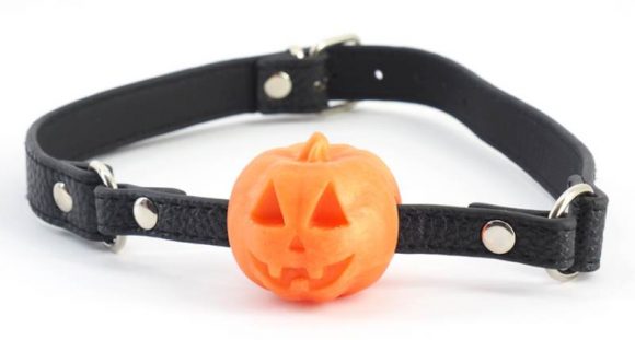 Un sextoy citrouille pour Halloween : le bâillon citrouille