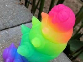 Sextoys insectes : Carl the Caterpillar, gode chenille arc-en-ciel