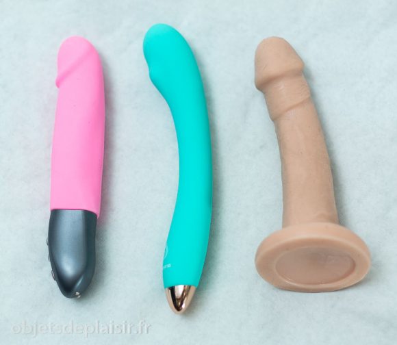 Le Stronic Real de Fun Factory, le MyPleasure de Goliate et le Mustang de Vixen Creations