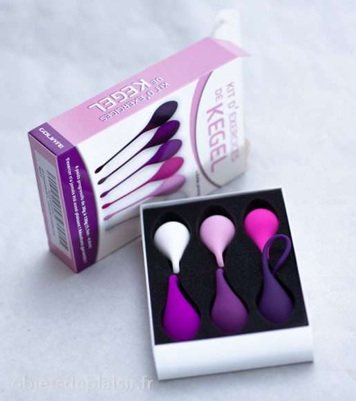 Packaging du kit d'exercices kegel goliate