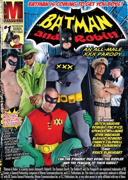 Batman et Robin parodie porno