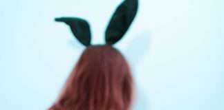 Le lapin coquin et sa carotte - photo sexy