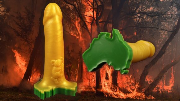 Down-Under Donation Dildo Geeky Sex Toys