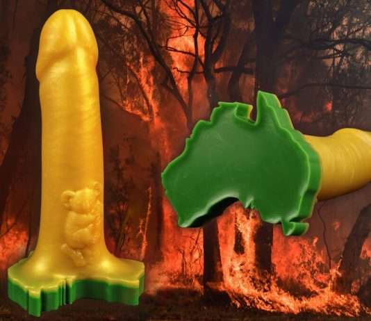 Un sextoy en soutien à l'Australie