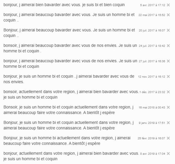 Erreur n°4 sur les sites libertins : abuser du copier-coller