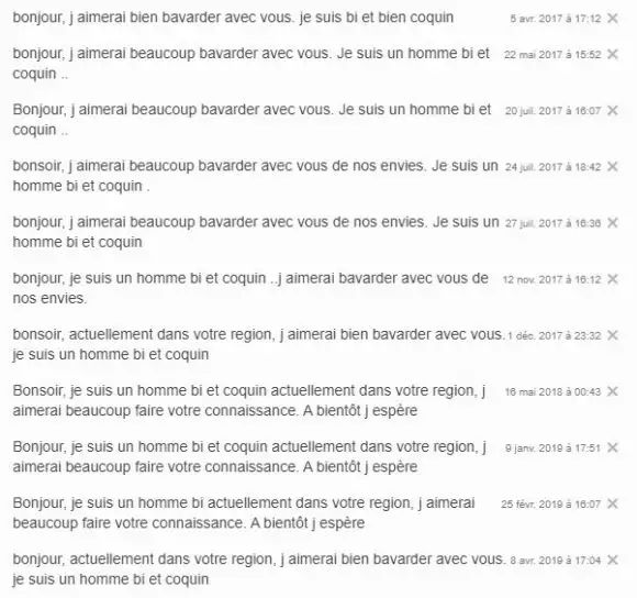 Erreur n°4 sur les sites libertins : abuser du copier-coller Erreur n°4 sur les sites libertins : abuser du copier-coller