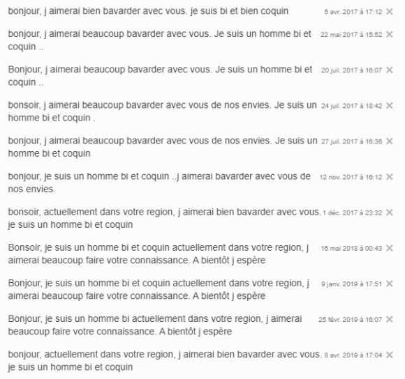 Erreur n°4 sur les sites libertins : abuser du copier-coller