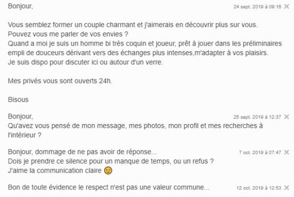 Erreur n°2 sur les sites libertins : s'impatienter Erreur n°2 sur les sites libertins : s'impatienter