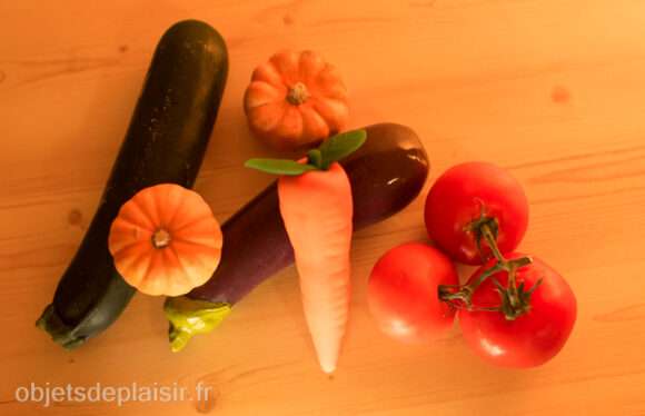 Sextoys légumes et vrais légumes