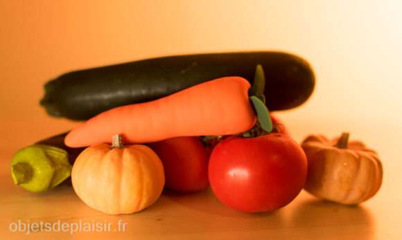 Le vibro carotte Gemüse, le gode aubergine Selfdelve et des vrais légumes