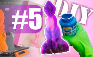 Fabriquer un gode en silicone (5/6) : moulage du sextoy