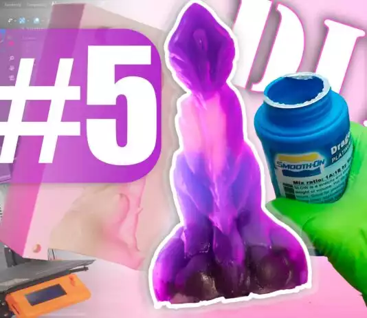 Fabriquer un gode en silicone (5/6) : moulage du sextoy