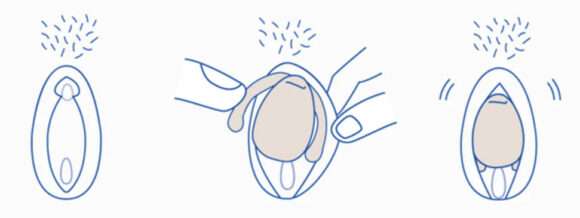 Mise en place du vibro mains libres Dame Eva