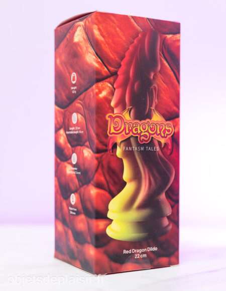 Packaging du gode Fantasm Tales Red Dragon