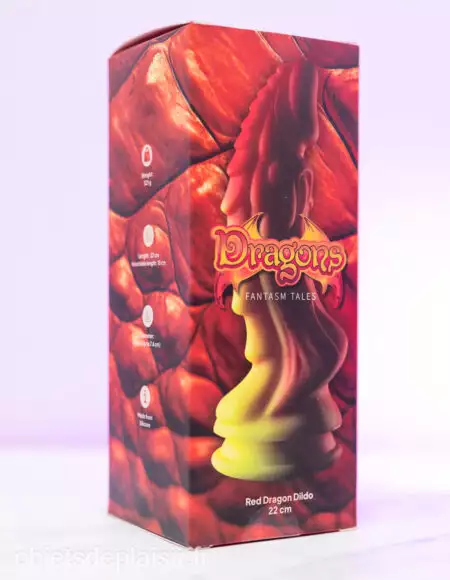 Packaging du gode Fantasm Tales Red Dragon